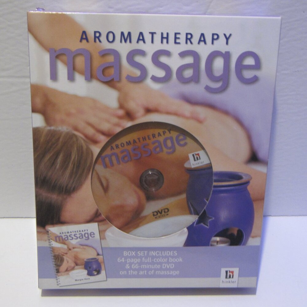 Aromatherapy Massage Box Set (64 page full color book & 66 minute DVD)